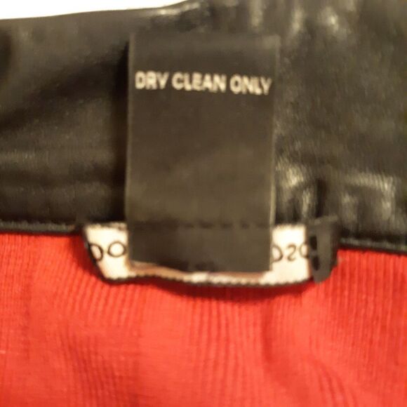 Dolce & Fabuloso Silk Blend Knit Sweater Faux Leather Collar 1/4 Zipper Large - Picture 5 of 5